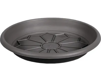 Image de Soucoupe en plastique Naxos Ø 18 cm anthracite