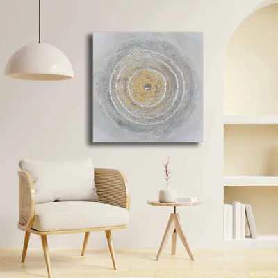Produktbild von Wallity, 6969softc-037, Dekorative Leinwandmalerei, 100 % LEINWAND, Mehrfarbig, 69 x 69 cm