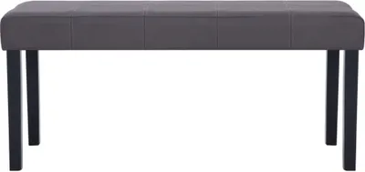 Produktbild von "Winter Sale" Sitzbänke - Grau Sitzbank 106cm Grau Kunstleder DE8607693