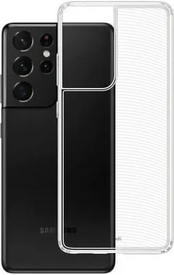 Produktbild von Silikon Hülle Basic für Samsung Galaxy S21 Ultra (G998B) Case TPU Soft Handy Cover Schutz Transparent