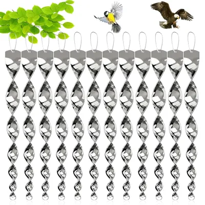 Immagine prodotto di Solidchoice - Set di 12 dissuasori per uccelli riflettenti, ideali per giardino e balcone