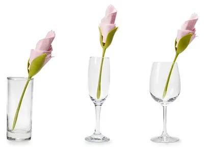 Immagine prodotto di Set 8 portatovaglioli a fiore verdi in plastica