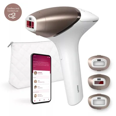 Immagine prodotto di Philips Epilatore a Luce Pulsata Lumea con tecnologia SenseIQ e custodia bianco BRI955/00