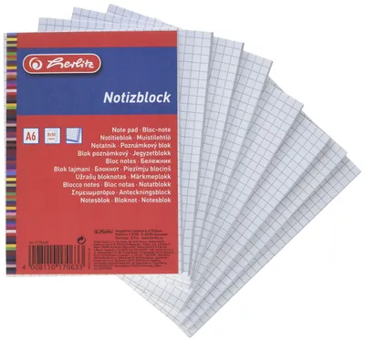 Zdjęcie produktu dla Notatnik domowy Herlitz A6 8x50BL