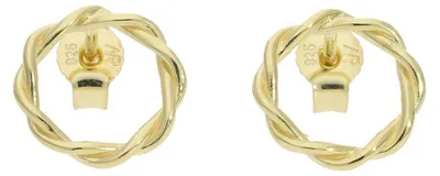 Produktbild von Damen Ohrstecker 925er Silber Goldplattiert JL20-06-1217