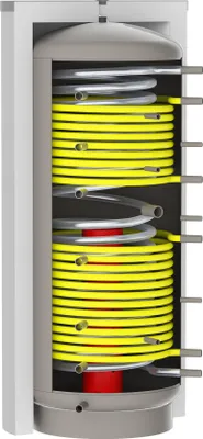 Produktbild von Solarbayer Hygiene Kombispeicher HSK ÖKO-1000 Edelstahlwellrohrwärmetauscher