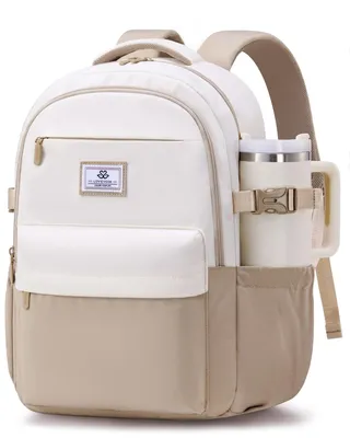 Imagen del producto de Mochila impermeable para portátil, ideal para mujeres, con múltiples compartimentos