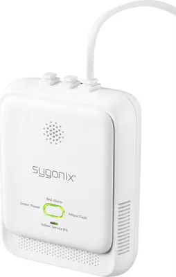 Produktbild von Sygonix Gasmelder mit App-Steuerung netzbetrieben detektiert Methan