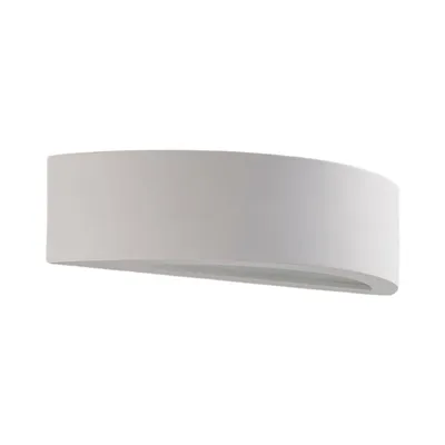Produktbild von Lindby Wandfluter Aurel, Gips, 30 cm, up/down, bemalbar, E14