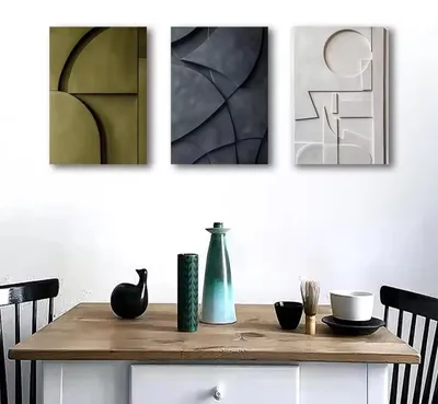 Obrázok produktu pre Sada geometrických obrazov na plátne do obývačky