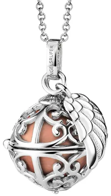 Produktbild von Engelsrufer Damen Halskette aus Sterling Silber mit Klangkugel Anhänger Silber i