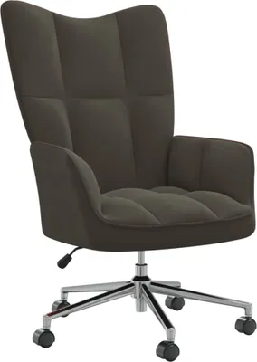 Immagine prodotto di vidaXL Poltrona relax in velluto grigio scuro