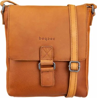 Produktbild von Bagsac Uni Leder Umhängetasche B488004 braun