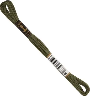 Obrázok produktu pre Anchor Stranded Bavlna 00681 8 m Vyšívacia priadza