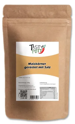 Produktbild von Tasty Pott Maiskörner geröstet & gesalzen - im Beutel