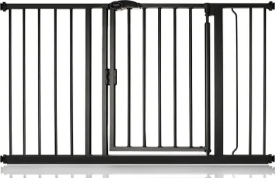 Produktbild von Safetots Druckmontage Selbstschließendes Treppengitter, 125.4cm - 132.4cm, Schwarz