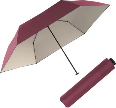 Obrázek produktu pro Doppler Zero ULTRA SUN - skládací deštník, vínová, plná barva
