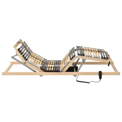 Image de vidaXL Sommier à lattes électrique avec 42 lattes 7 zones 70x200 cm