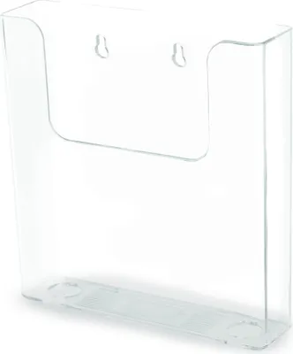 Image de deflecto 76301 deflecto Porte-brochures, plat, DIN A5 vertical, transparent