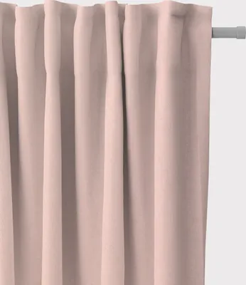 Produktbild von SCHÖNER LEBEN. Vorhang Leinenlook uni rosa 245cm oder Länge wählbar aus Standardgrößen Aufhängung Smok-Schlaufenband