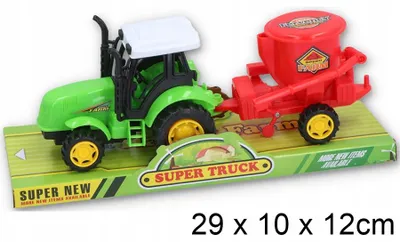 Produktbild von Gazelo Traktor mit Landmaschine Super Truck 25 cm