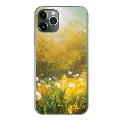 Produktbild von MuchoWow® Handyhülle Schutzhülle Hülle für iPhone 11 Pro Blumen - Sommer - Aquarell Silikon Softcase Handy Hülle - Handy