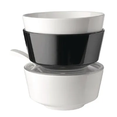 Produktbild von APS Float runde Schale schwarz 20,5cm