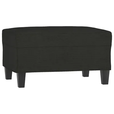 Zdjęcie produktu dla vidaXL Podnóżek czarny 70x55x41 cm tkanina
