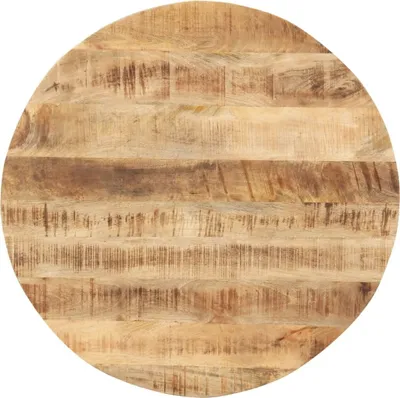 Produktbild von Tischplatte Massivholz Mango Rund 15-16 mm 80 cm