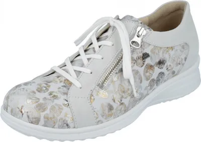 Produktbild von Finn Comfort Bexley Pebble stone Damen Schnürer in Weiß, Größe 5.5