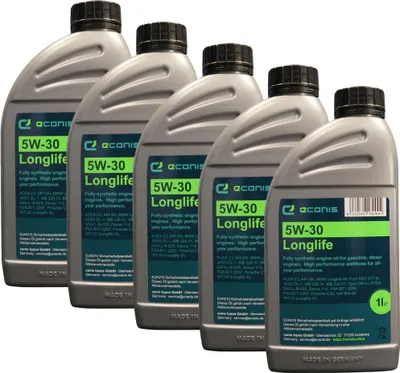 Produktbild von Motoröl Multipack 5x1 Liter 5W-30 C3 SN ECANIS Longlife Hydrocrack HC-Öl für PKW
