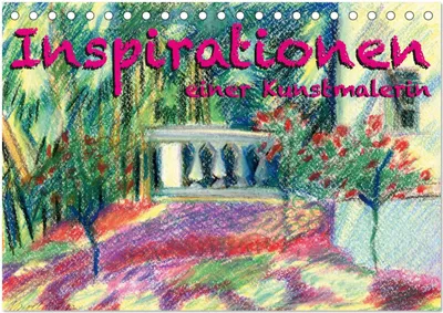 Produktbild von Inspirationen einer Kunstmalerin (Tischkalender 2025 DIN A5 quer), CALVENDO Monatskalender