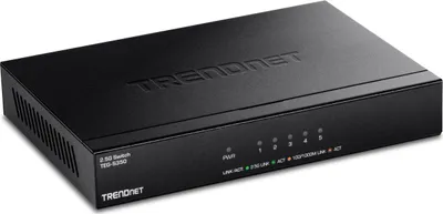 Produktbild von TRENDnet TEG-S350 5-Port 2.5G Switch, Unmanaged, schwarz