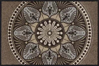 Produktbild von Salonloewe YARA taupe Fußmatte Wohnmatte 50 x 75 cm