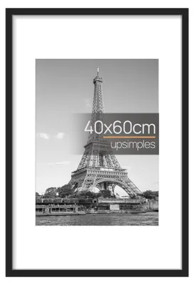 Fotorahmen 40x60 cm, Schwarz, Posterrahmen, 1 Stück