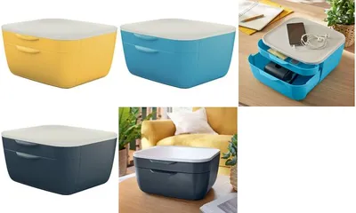 Produktbild von Zásuvkový box Leitz Cosy kľudný modrý