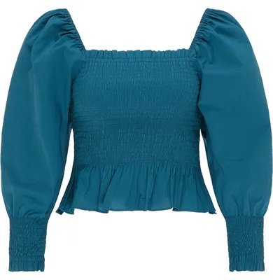 Productafbeelding van SASHIMA damesblouse, model 13815943-SA04, petrolkleurig, maat L