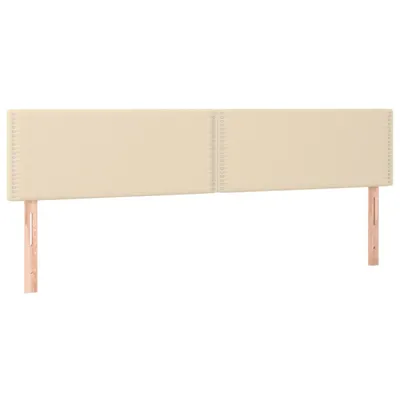 Produktbild von VidaXL 345969, Cremefarben, Polyester, Holz, 1800 mm, 78 cm, 88 cm, 50 mm