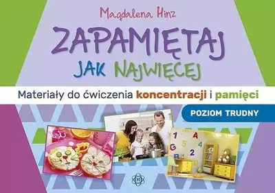 Obrázok produktu pre Materiały do ćwiczenia koncentracji i pamięci poziom trudny