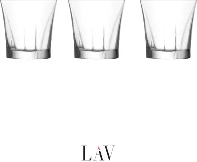 Produktbild von LAV Truva Trinkgläser 3er Set - 280 ml, zeitloses & elegantes Design