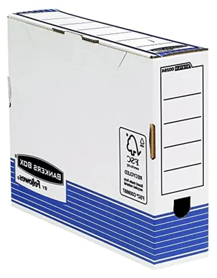 Produktbild von Archivbox für die Ablage von DIN A4 Dokumenten, 80 mm Rückenbreite, 10 Stück