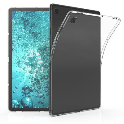 Produktbild von kwmobile Hülle kompatibel mit Samsung Galaxy Tab S5e Hülle - weiches TPU Silikon Case transparent - Tablet Cover Matt Transparent