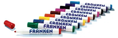 Zdjęcie produktu dla Franken Z1901, 10 szt., Wielobarwny, Wielobarwny, 2 mm, 6 mm, 15 mm