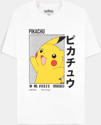 Produktbild von Pokemon T-Shirt White Pikachu Größe L