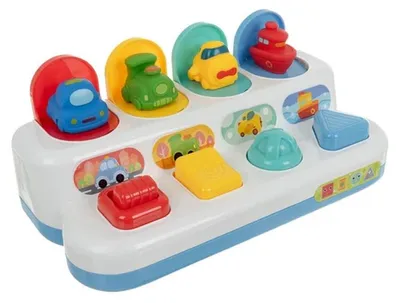 Produktbild von Kruzzel 26379 Lernspielzeug – Hüpfende Fahrzeuge