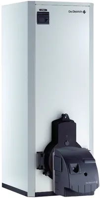 Produktbild von Niedertemperatur-Ölheizkessel aus Stahl Kamin Premys De Dietrich 35 kW  + 150 l Tank mit Brenner