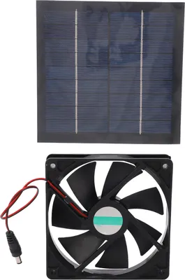 Zdjęcie produktu dla Wentylator zasilany energią słoneczną Wodoodporny IP65 20% Współczynnik konwersji Mini wentylator wyciągowy Przyjazny dla środowiska 20W