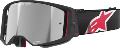 Immagine prodotto di occhiali SUPERTECH CORP, ALPINESTARS (nero/rosso, plexi argentato a specchio) 2026