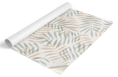 Produktbild von Tulup Möbelfolie - Klebefolie Möbel - Selbstklebende Folie 75x150 cm - Möbelfolie Schrank - Folie für Möbel - Möbelfolie Küche - Wasserdicht - Abwaschbar - Selbstklebend - Luftblasenfrei - Laubästhetik