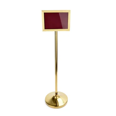 Obrázek produktu pro Informační stojan (V)120 cm, zlatý